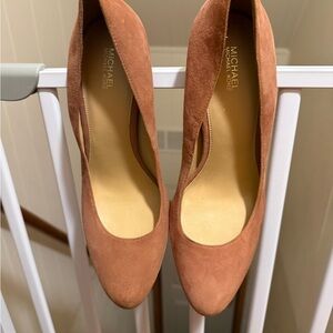 Michael Kors Women's Brown Suede Heels